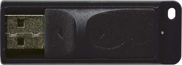 Verbatim USB 2.0 Store ´N´ Go Slider, 16GB, Sort