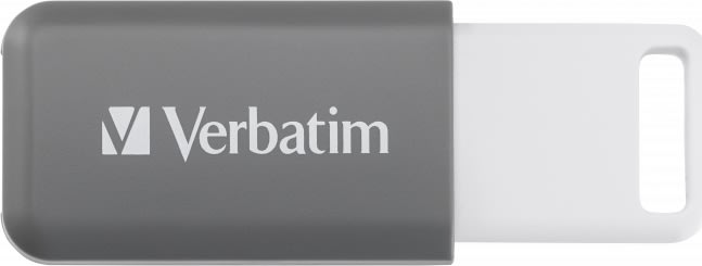 Verbatim USB-Nøgle, DataBar USB 2.0, 128GB, Grå