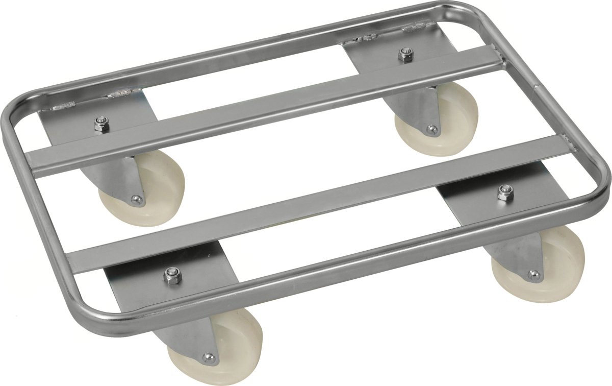 Lav transportvogn til kasser, 60x40x16, 300 kg