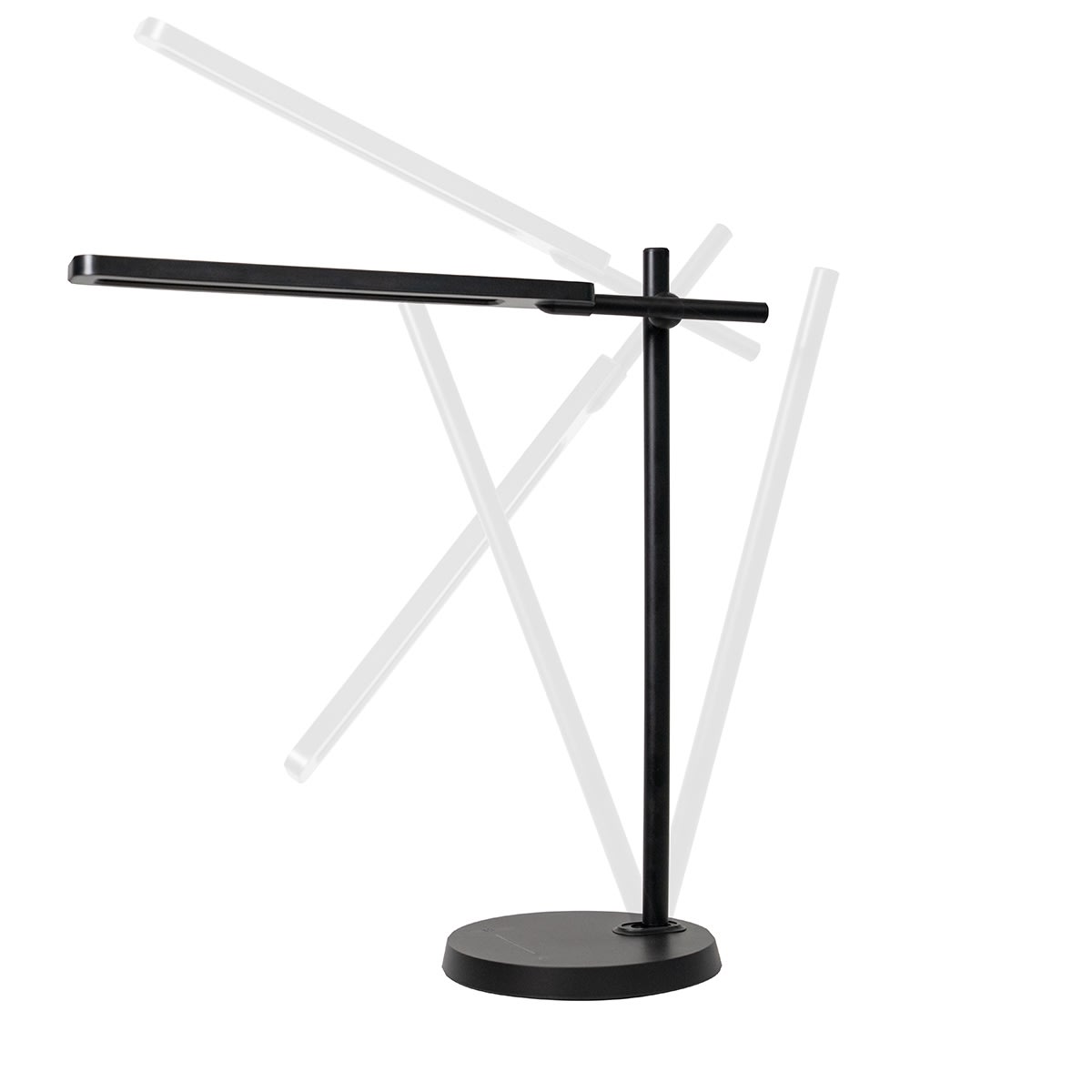 Lux LED skrivebordslampe m. touch, sort