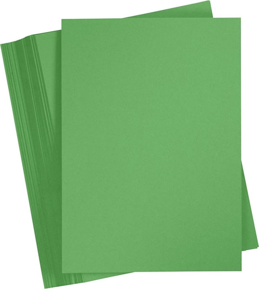 Karton Play Cut, A4, ark, 180 g, 100 ark, græsgrøn