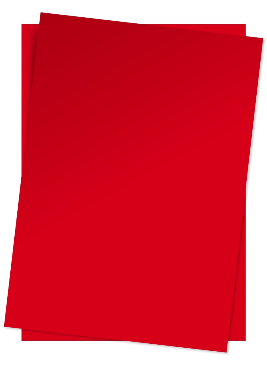 Karton Play Cut, A2, 180g, 100ark, postrød