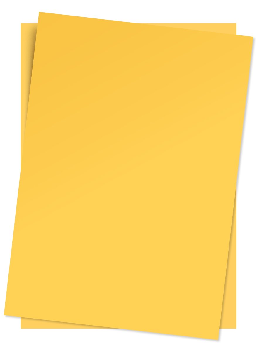 Karton Play Cut, A4, 180g, 100ark, kanariegul