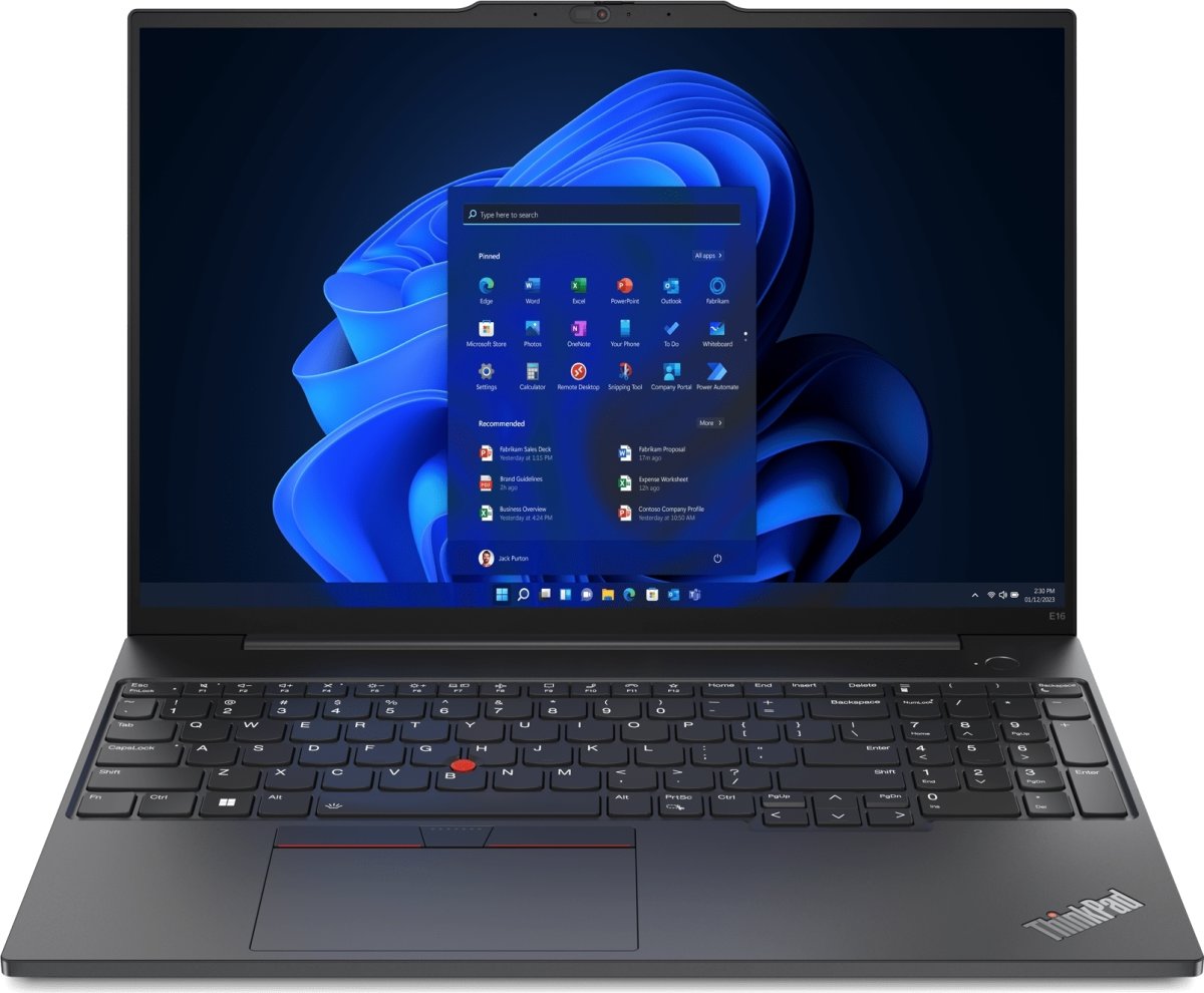 Lenovo ThinkPad E16 16" bærbar notebook