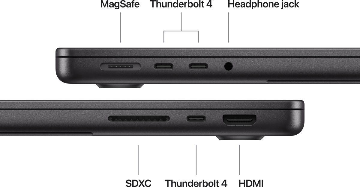 Apple MacBook Pro M5 14", 16GB, 512GB SSD, sort