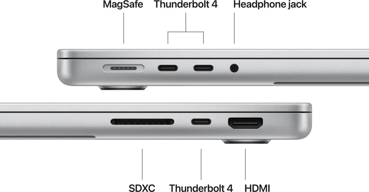Apple MacBook Pro M5 14", 24GB, 1TB SSD, sølv