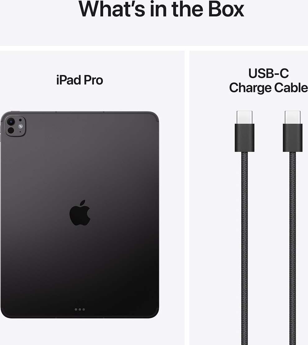 Apple iPad Pro 2025 13" Wi‑Fi + 5G, 2TB Nano, sort