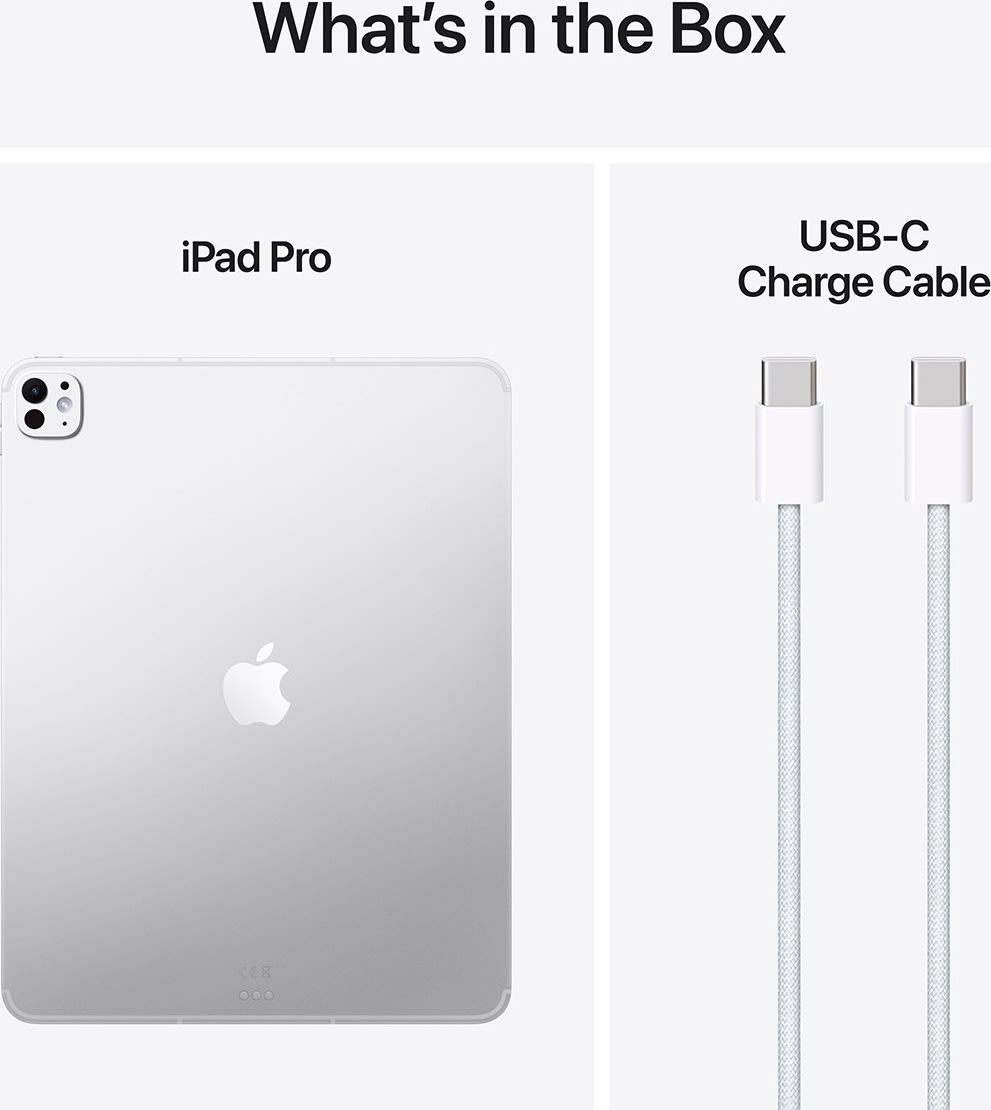 Apple iPad Pro 2025 13", Wi‑Fi + 5G, 256GB, sølv