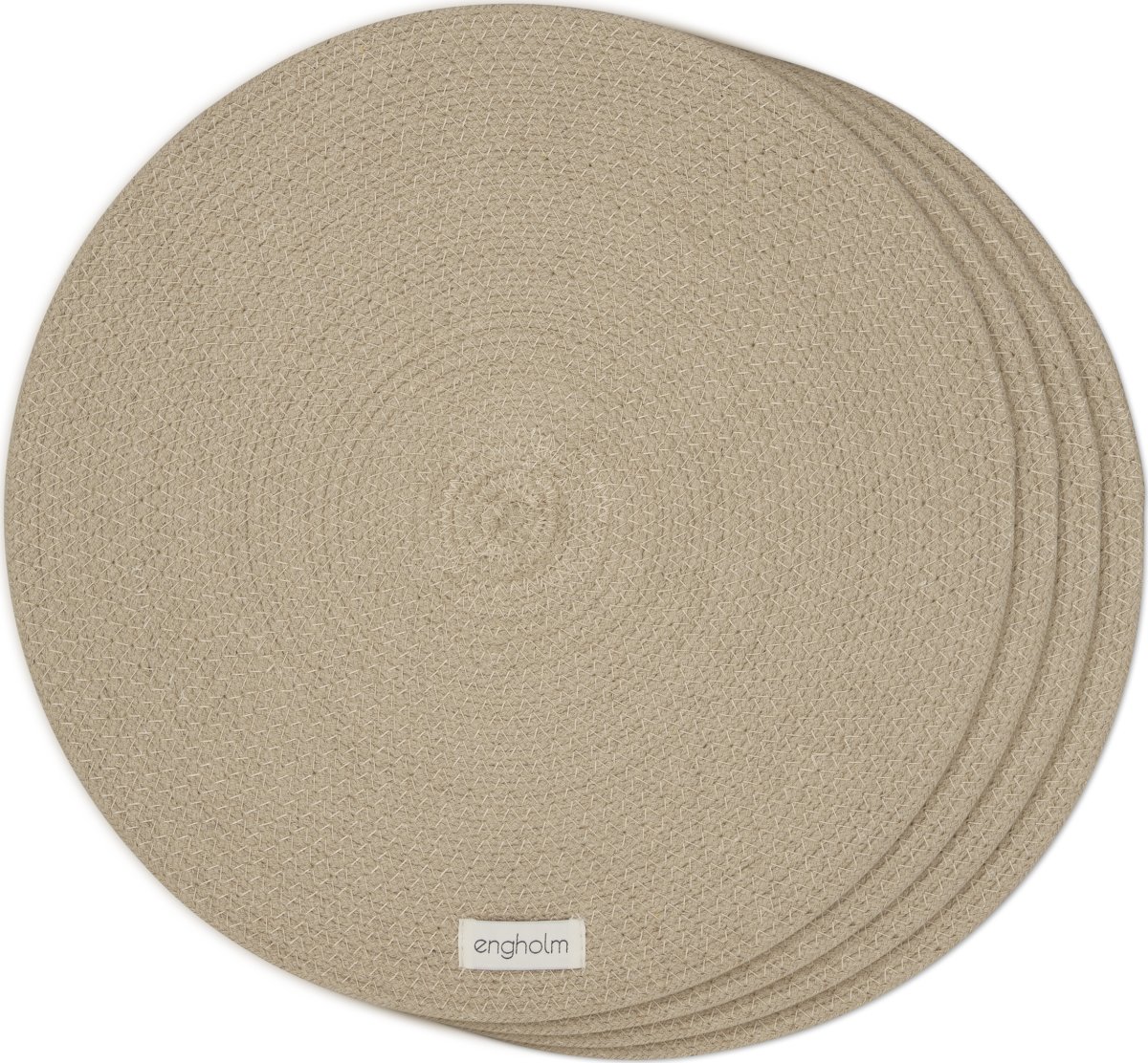 Engholm Thor dækkeserviet, Ø40 cm, natur, 4 stk.