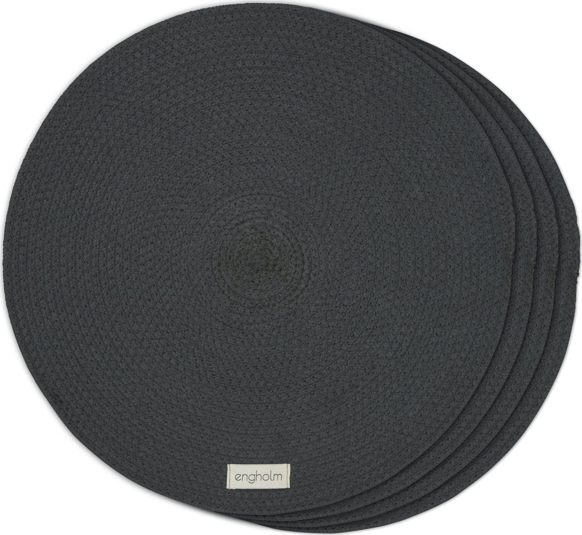Engholm Thor dækkeserviet, Ø40 cm, grå, 4 stk.