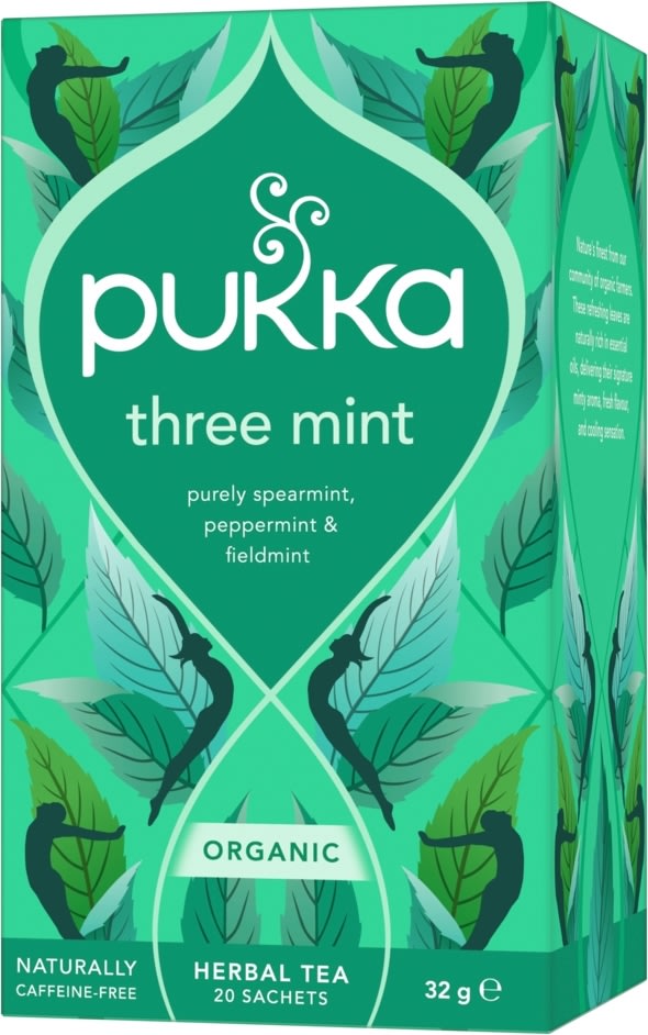 Pukka Three Mint te øko., 20 breve