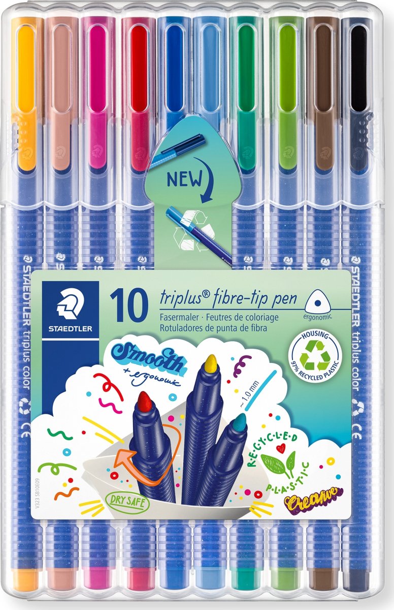 Staedtler Triplus Color Tusser | 10 farver