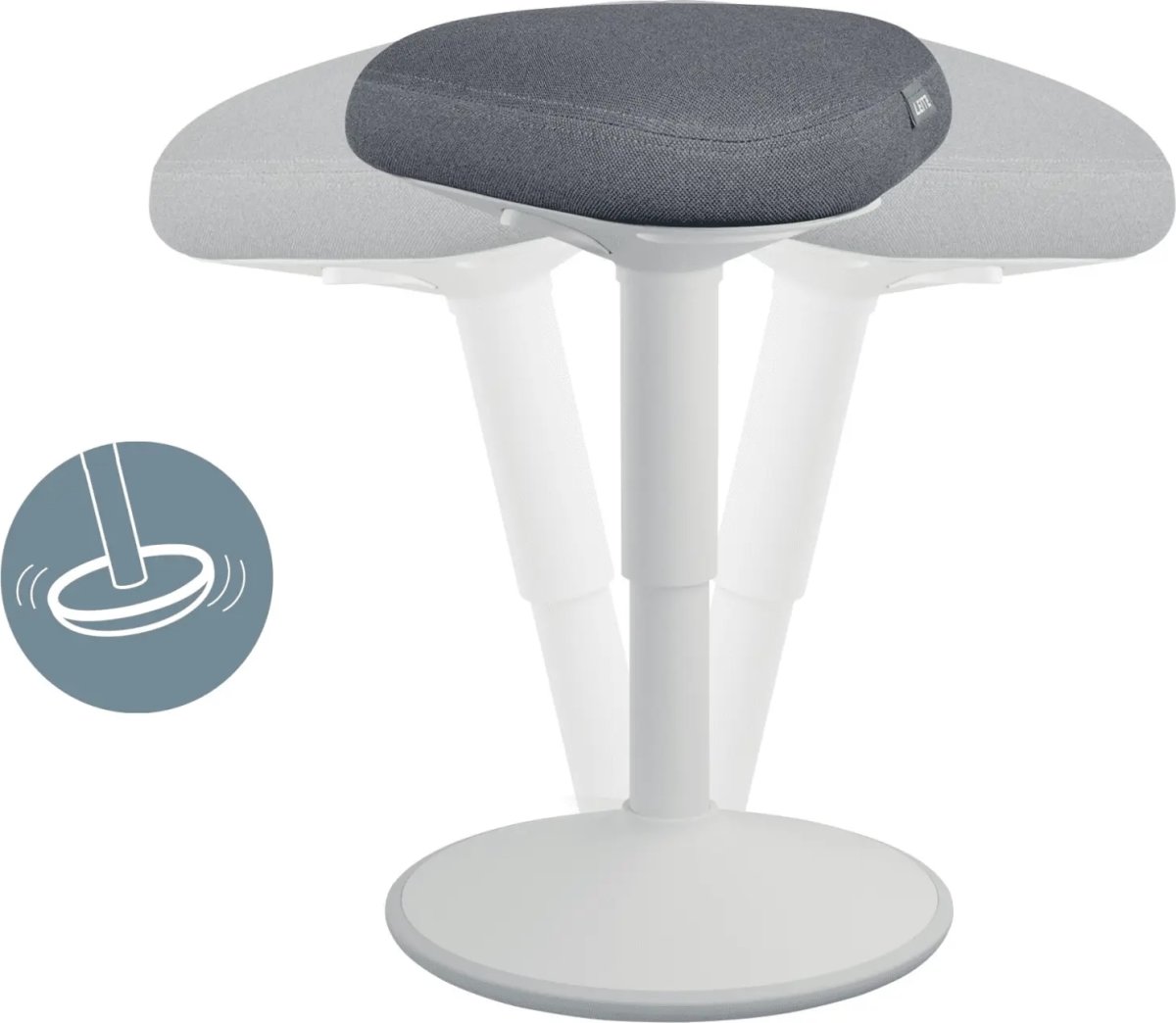 Leitz Ergo Active balancestol, grå