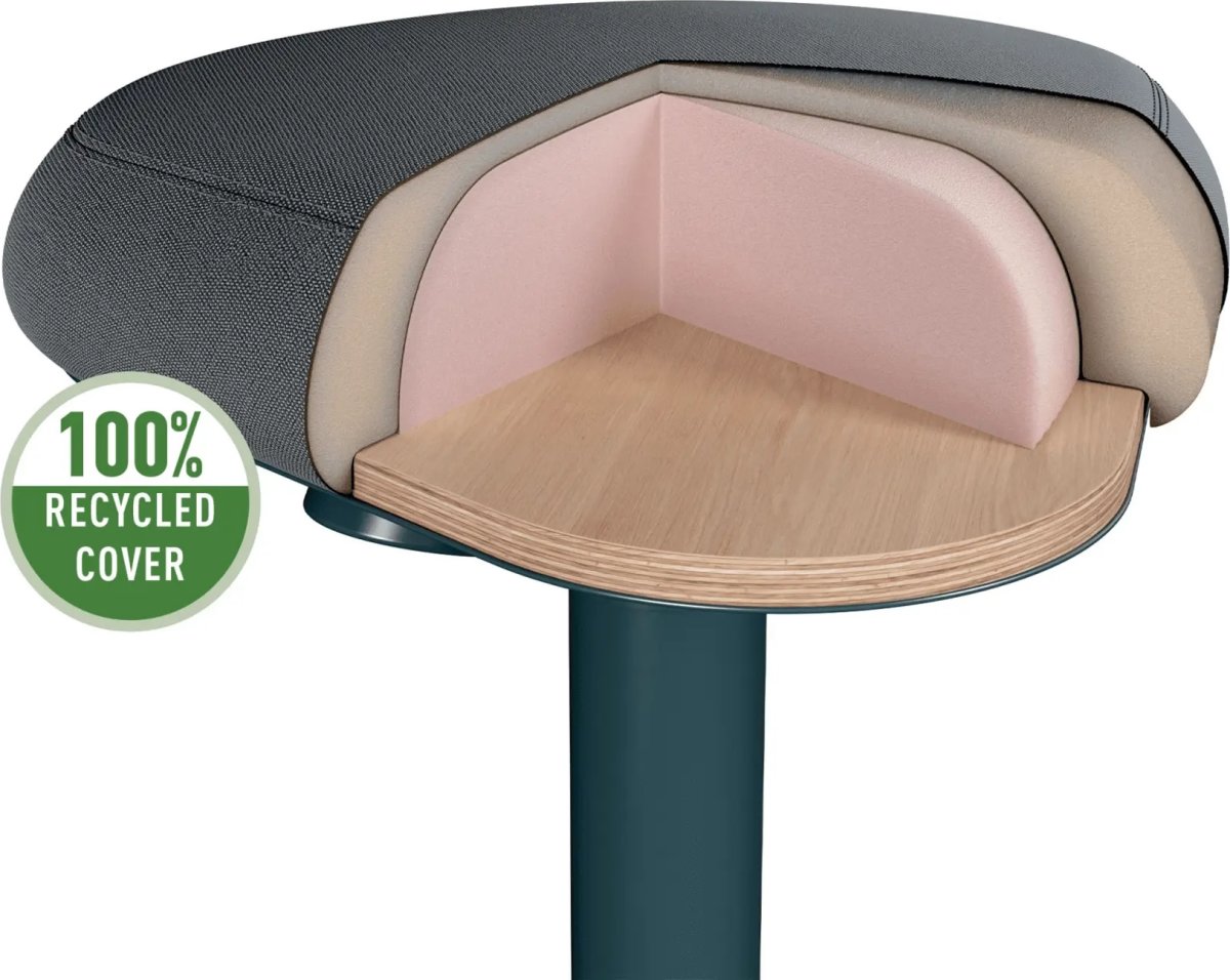 Leitz Ergo Active balancestol, mørkegrå