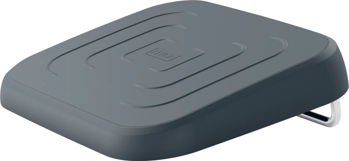 Leitz Ergo justerbar fodstøtte, grå