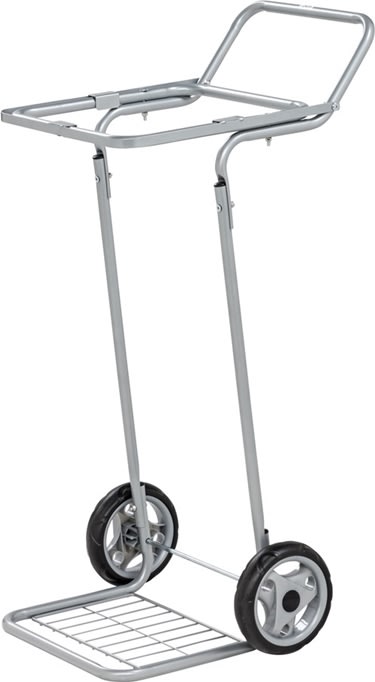 Affaldsvogn uden låg, 580x940, massive gummihjul