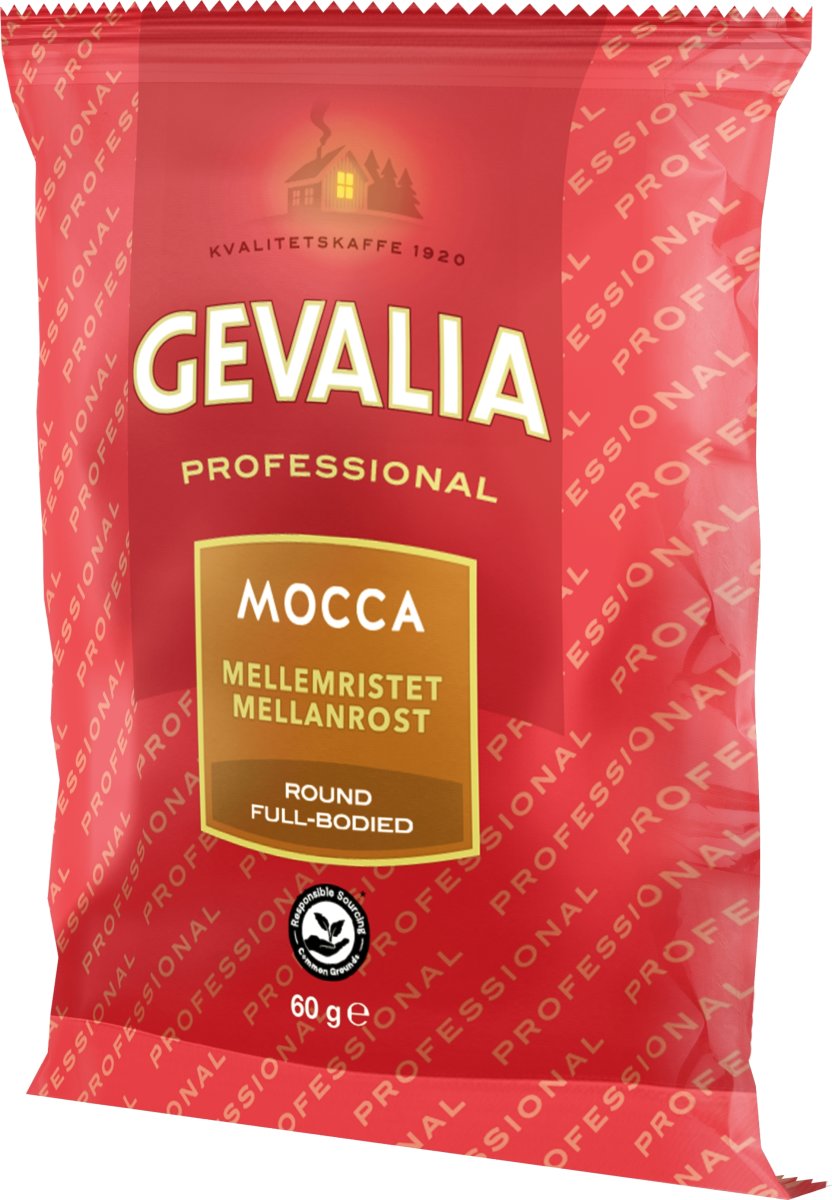 Gevalia Mocca filterkaffe portionsposer, 114 x 60g