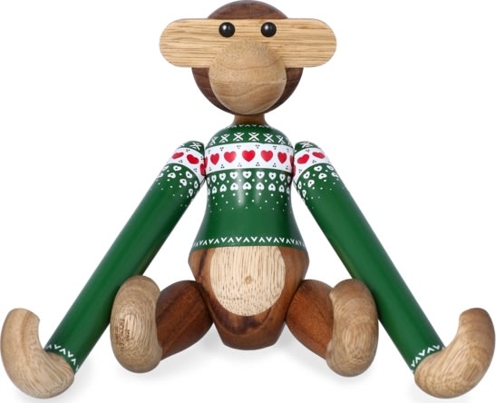 Kay Bojesen Abe m. Julesweater 2025, lille