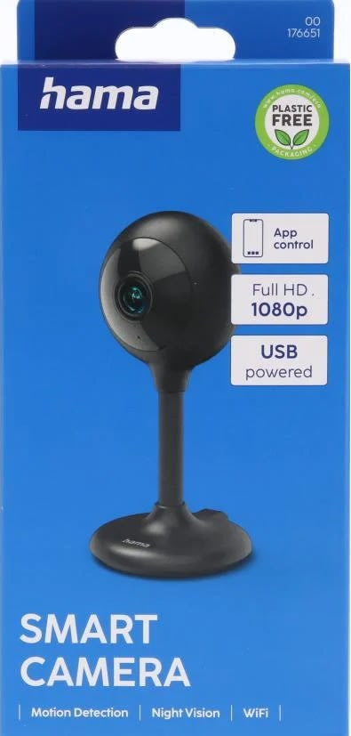 HAMA Overvågningskamera, indendørs, sort