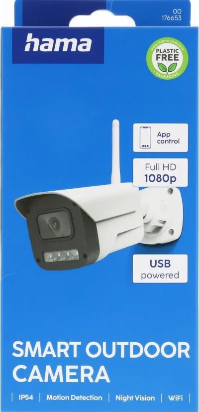 HAMA Overvågningskamera, Udendørs, hvid