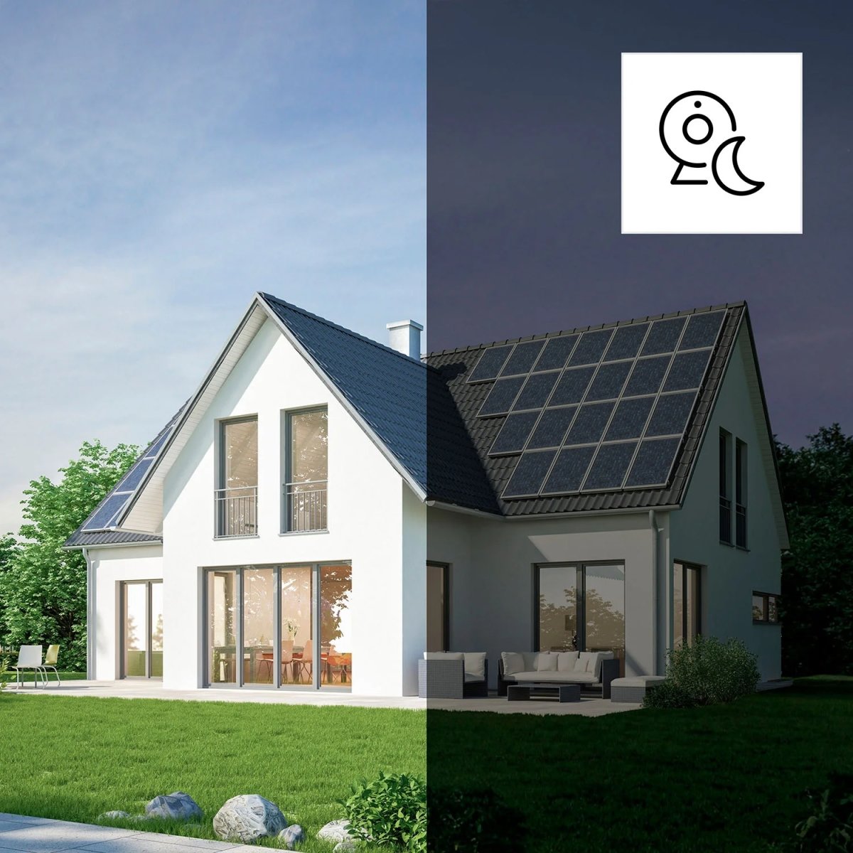 HAMA Overvågningskamera, Udendørs, hvid