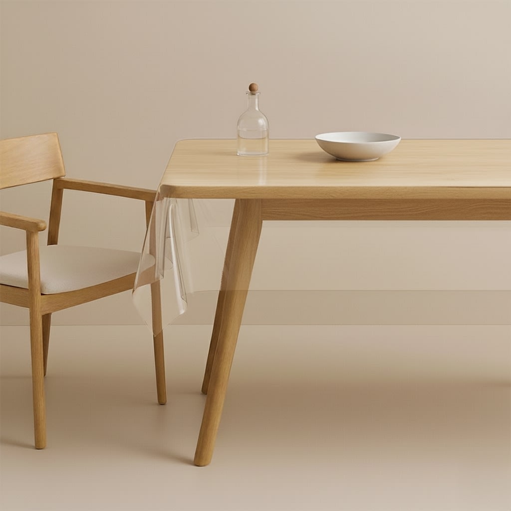 Dug, glasklar folie, 140 cm, 10 meter