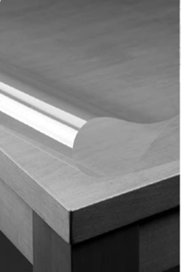 Dug, glasklar folie, 140 cm, 10 meter