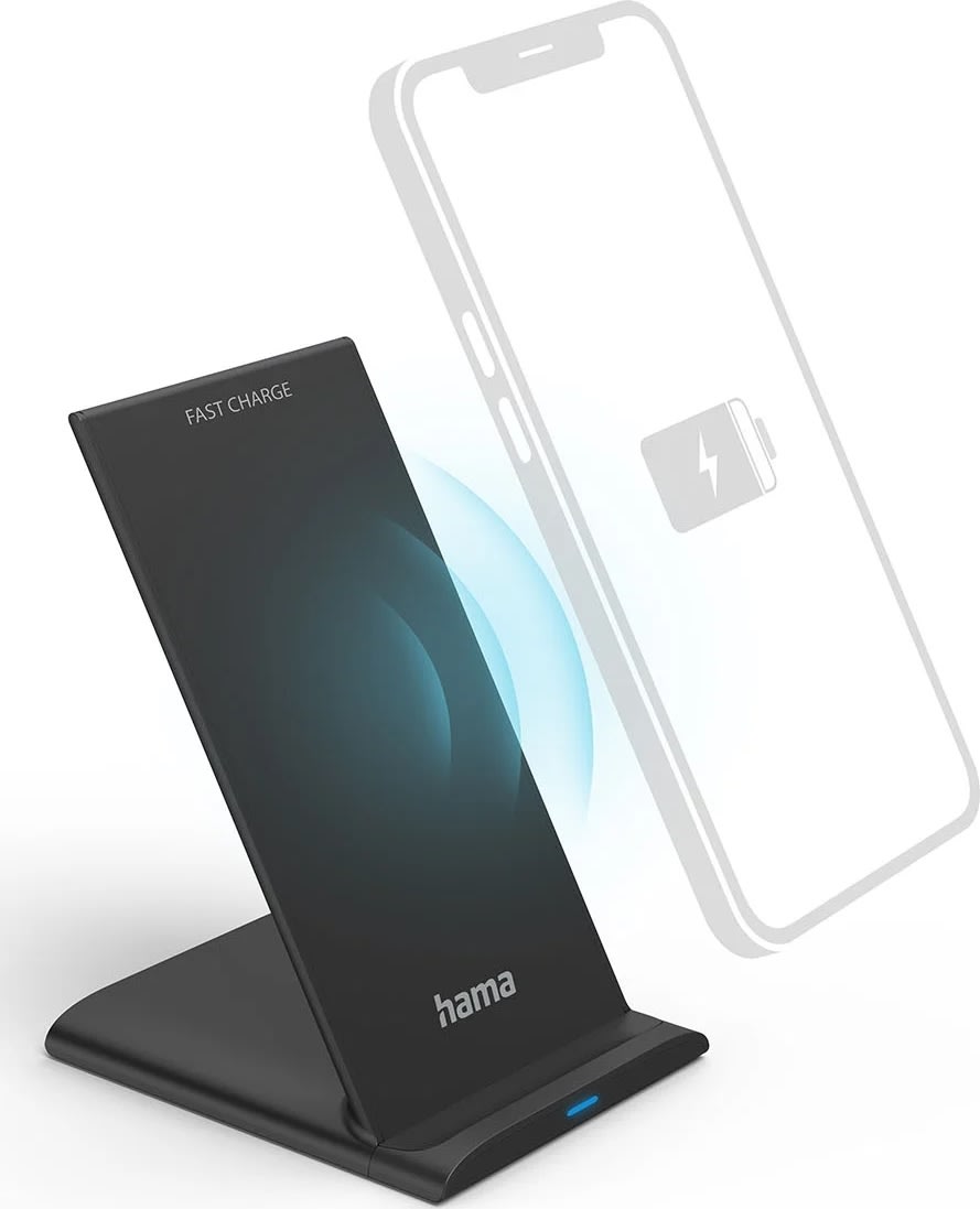 HAMA Ladestation, trådløs - 10W, sort