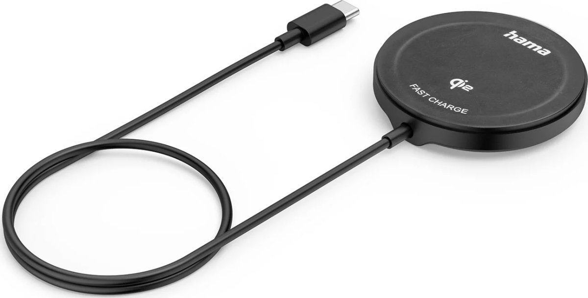 HAMA Trådløs opladning, Qi2 - 15W, Sort
