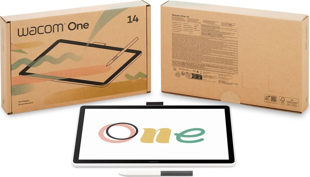 WACOM Kreativ skærm, One (2025) 14