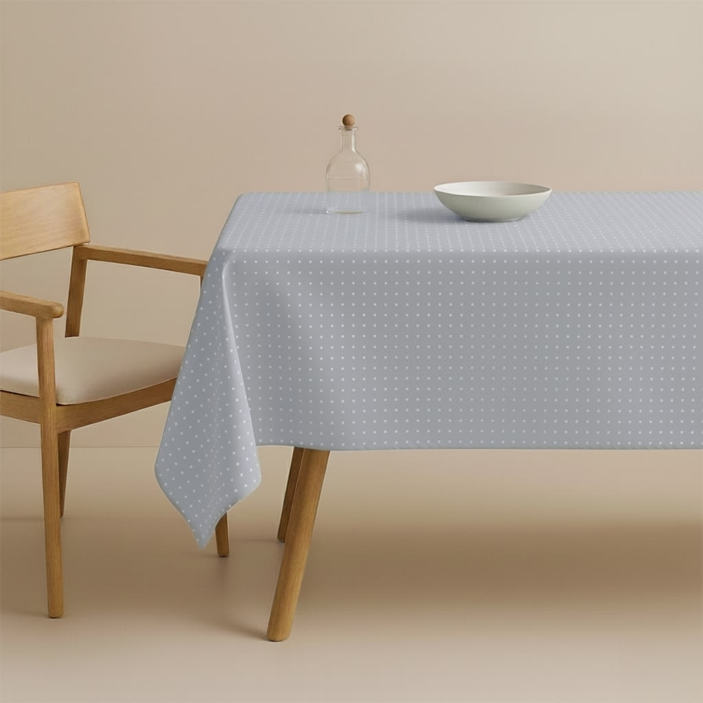 Engholm Dotea dug, grå, 140x220 cm.