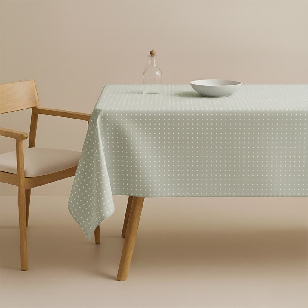 Engholm Dotea dug, lysegrøn, 140x270 cm.