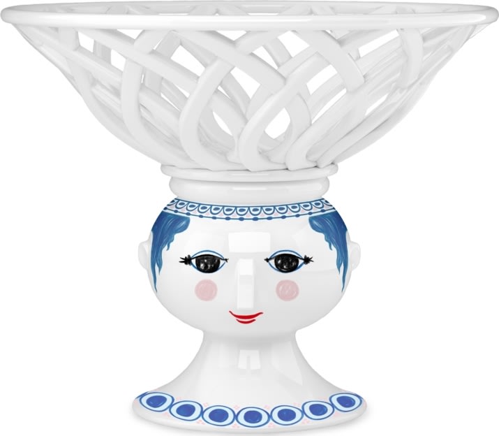 Bjørn Wiinblad Dora Frugtskål Ø25cm, blå