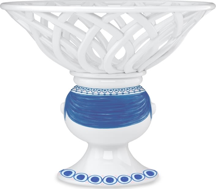 Bjørn Wiinblad Dora Frugtskål Ø25cm, blå