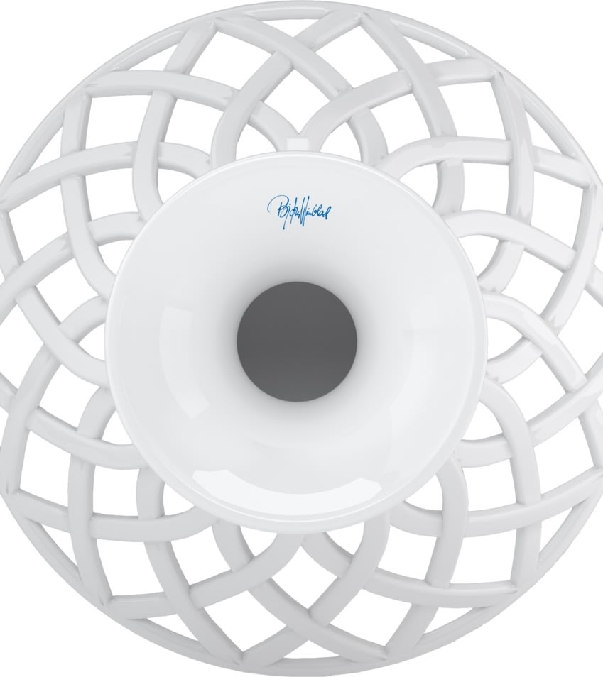 Bjørn Wiinblad Dora Frugtskål Ø25cm, blå