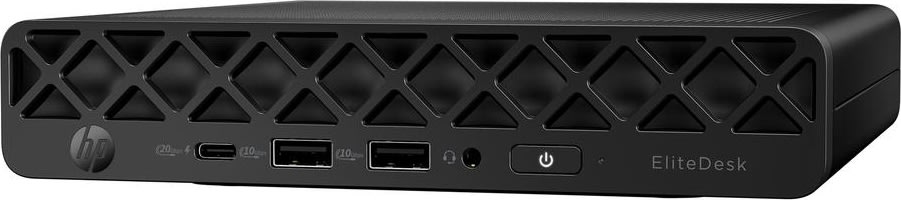 HP EliteDesk Mini 8 G1i AI stationær computer sort