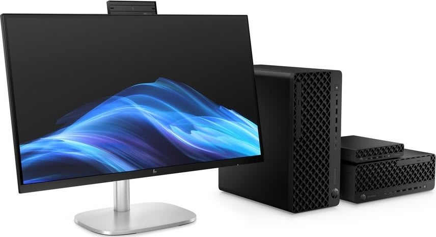 HP EliteDesk Mini 8 G1i AI stationær computer sort