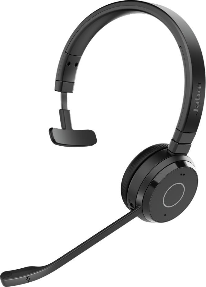 Jabra Evolve 65 TE, Link 390a UC Mono med stander
