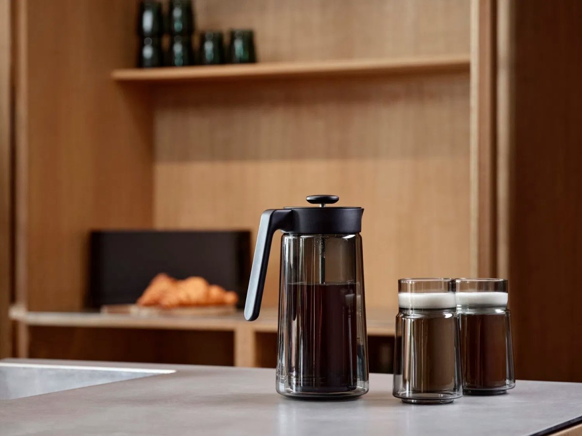 Jacob Jensen Termoglas, 2 stk, 33 cl, sort