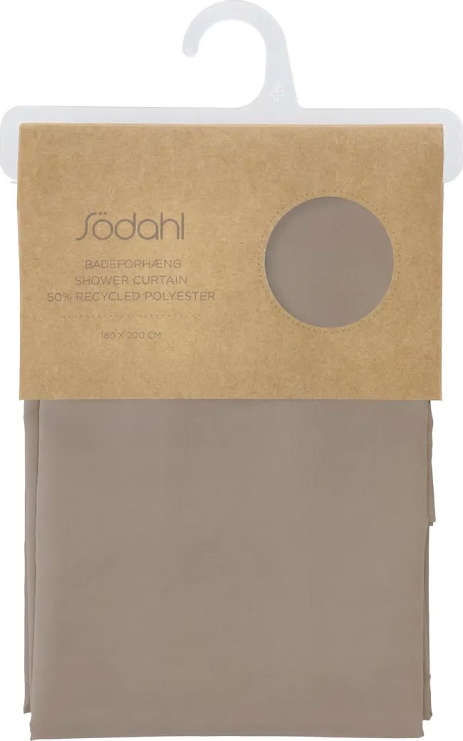 Sødahl Comfort Badeforhæng, 180x200cm, taupe