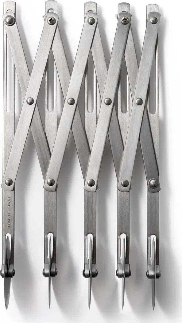 Blomsterberg Dejspore med 5 hjul, stål