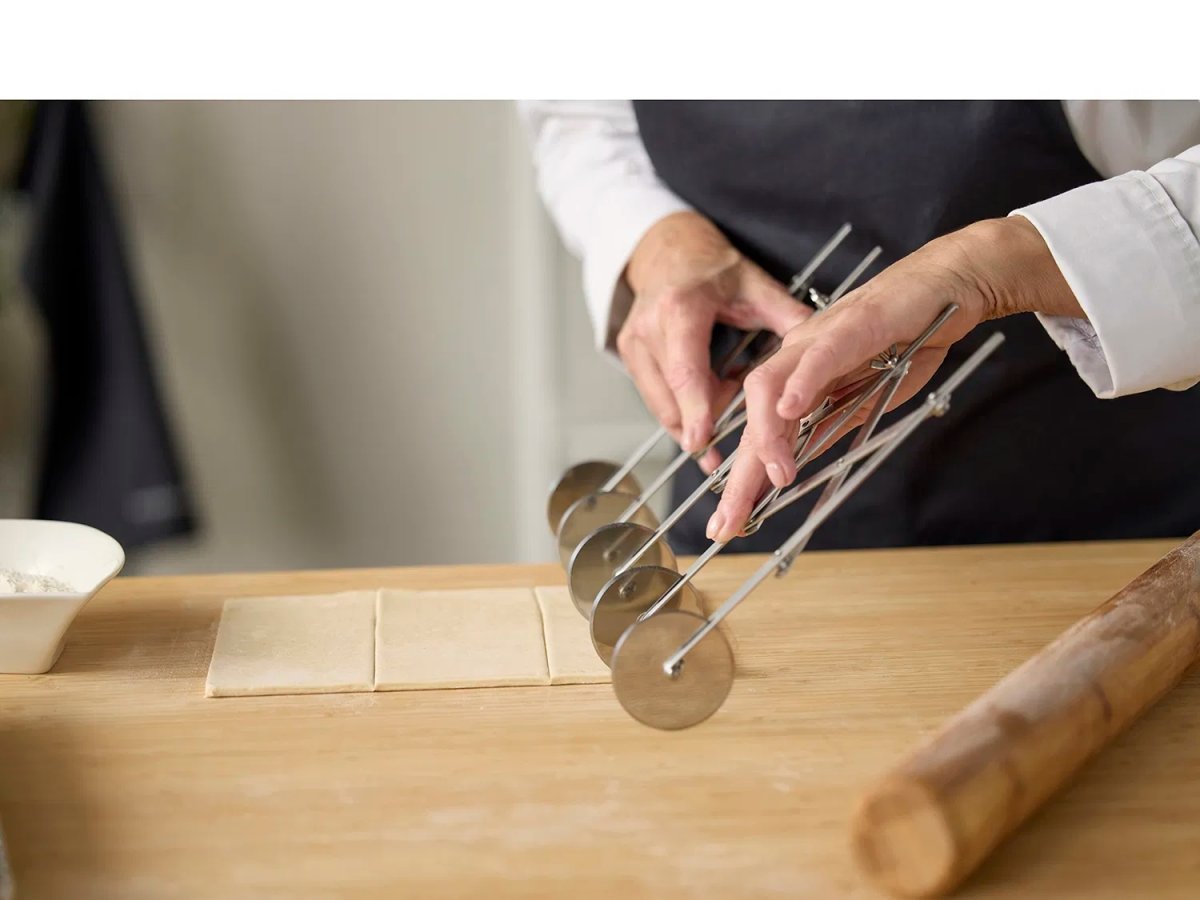 Blomsterberg Dejspore med 5 hjul, stål