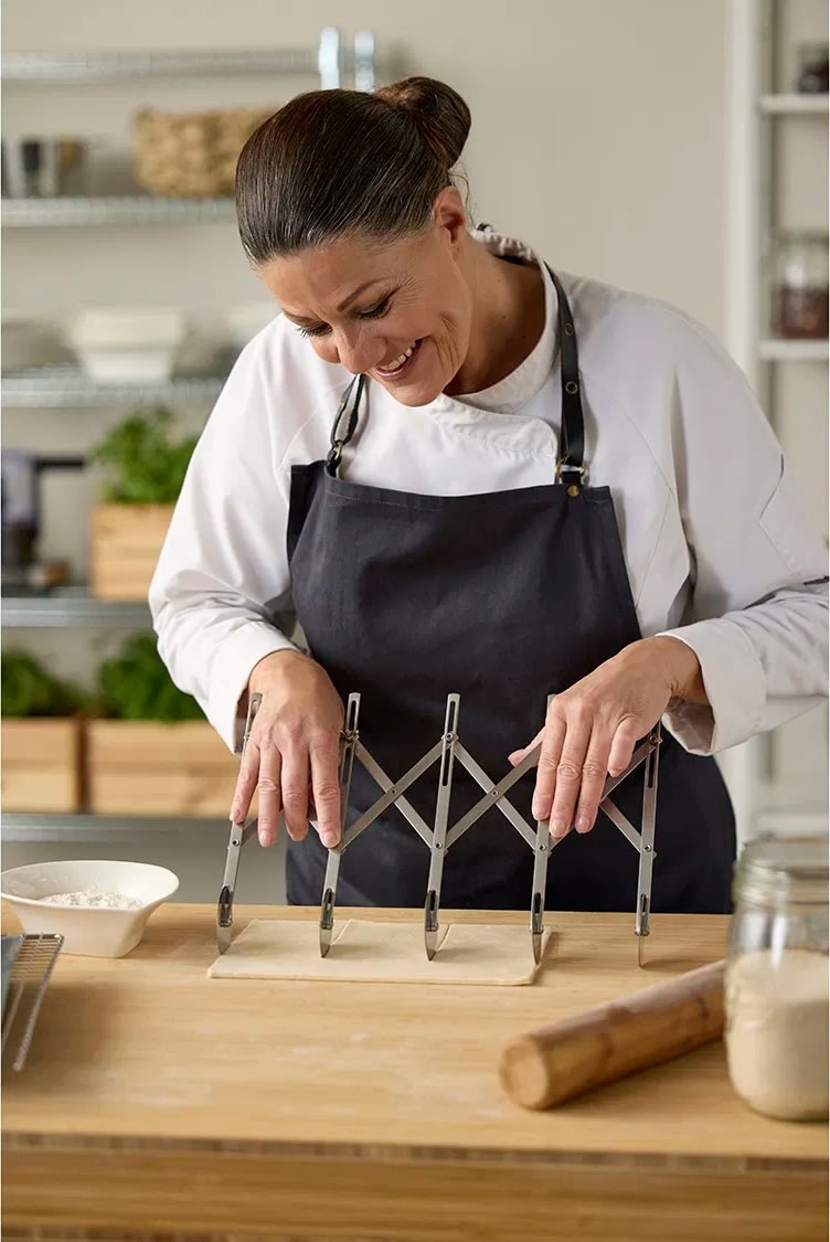 Blomsterberg Dejspore med 5 hjul, stål