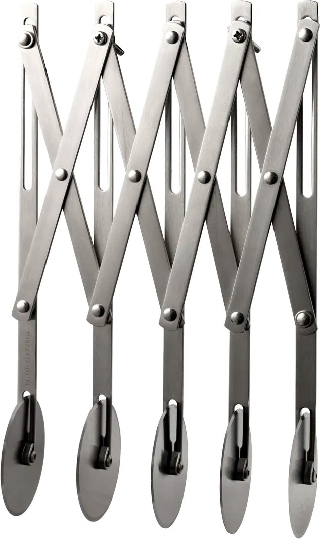 Blomsterberg Dejspore med 5 hjul, stål