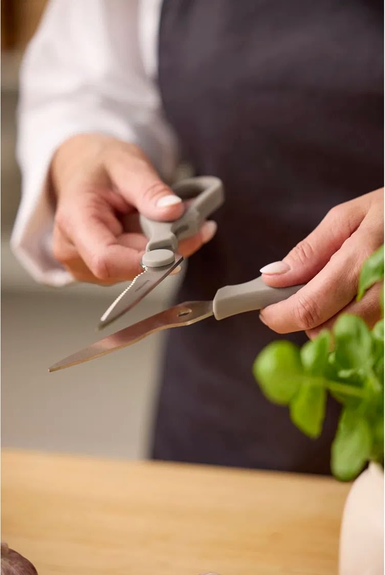 Blomsterberg Køkkensaks, 21cm, Latte