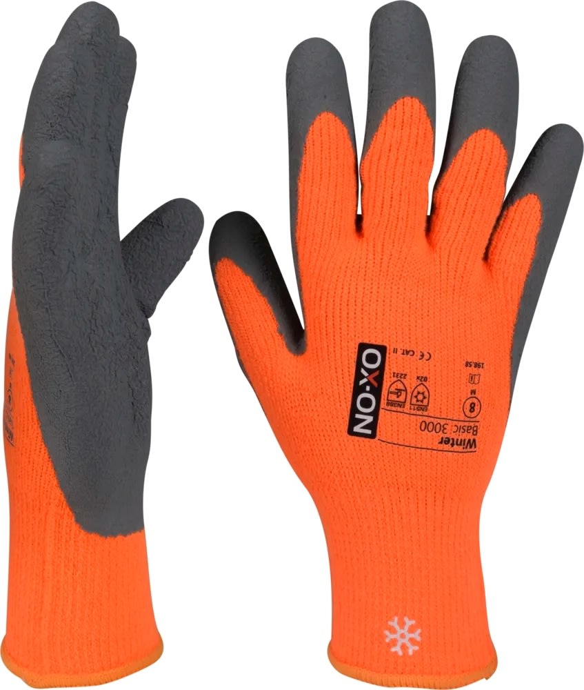 OX-ON Arbejdshandske Winter Basic 3000, Str 8