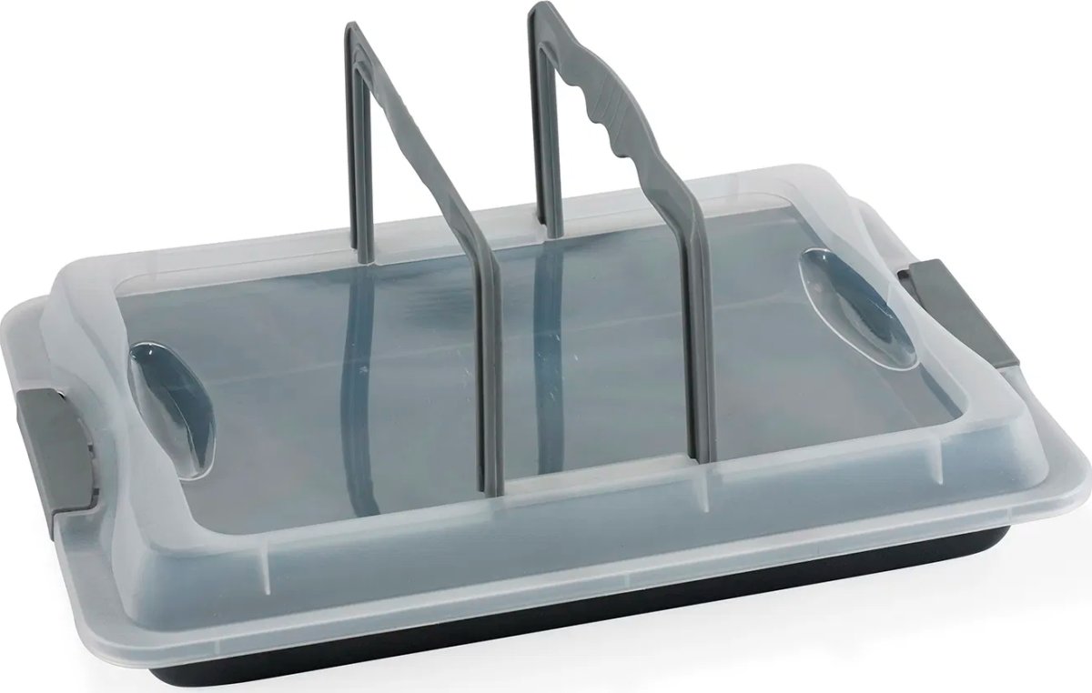 Funktion Bradepande m/låg, 42x29x3,8cm, grå