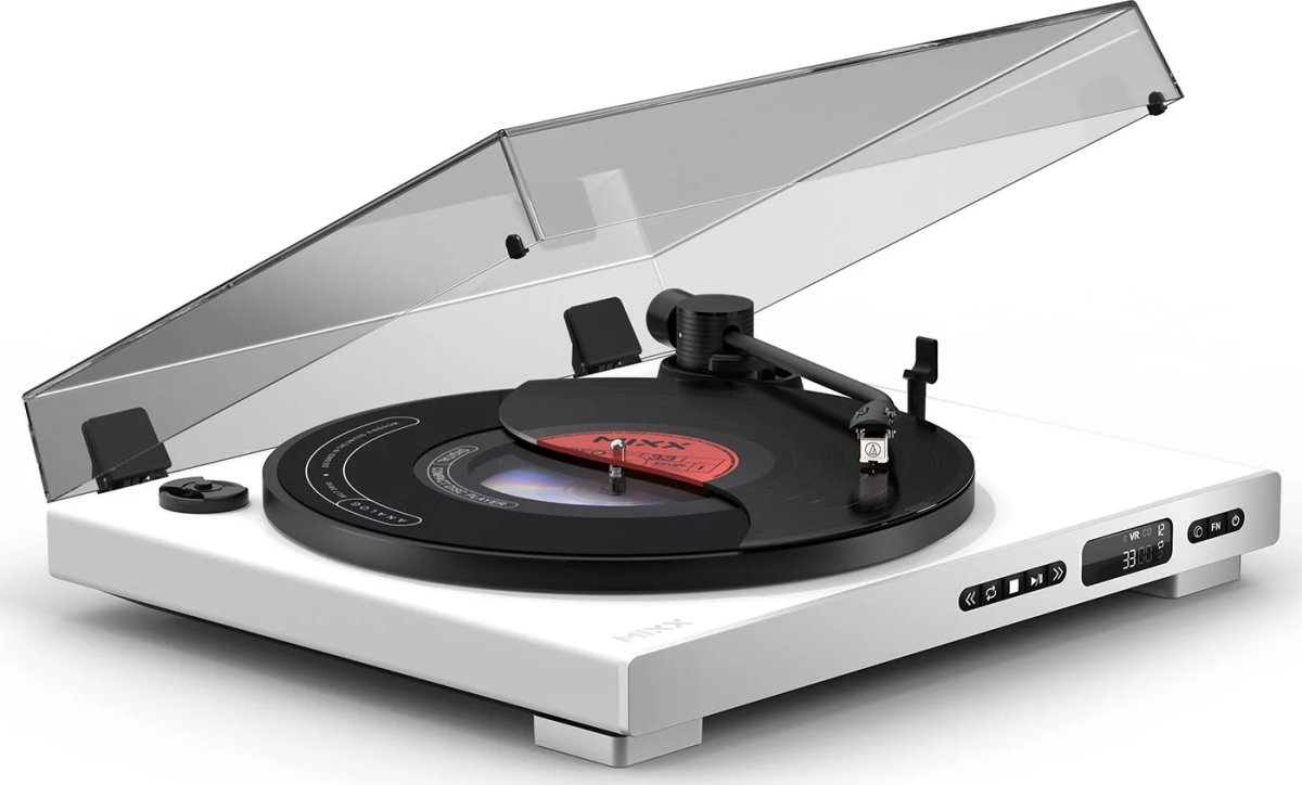 MIXX Vinyl- og CD-afspiller, Analog Plus - Hvid