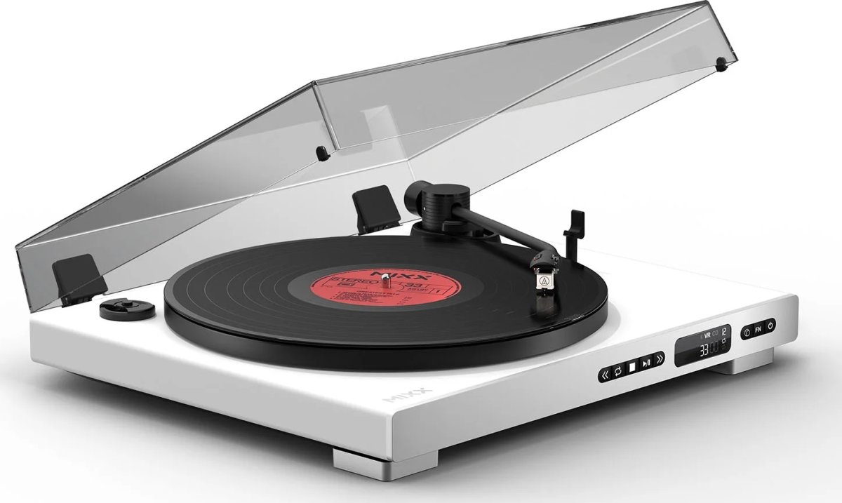 MIXX Vinyl- og CD-afspiller, Analog Plus - Hvid