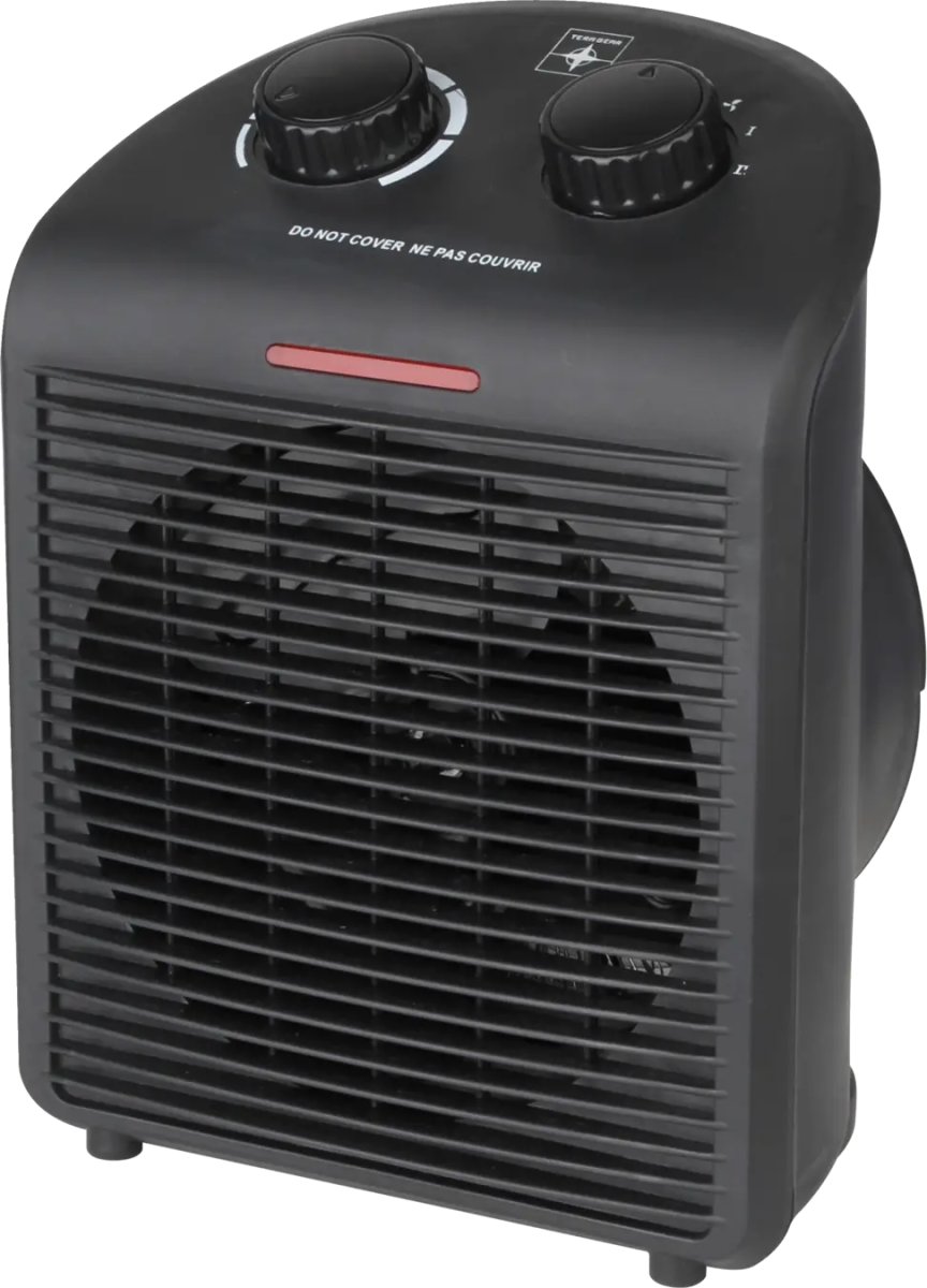 DAY 2000W varmeblæser, sort